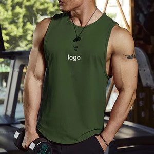 เสื้อกล้ามผู้ชายคุณภาพสูง ผ้าถักผสมคอตตอนและสแปนเด็กซ์ ลายเสือดาว ทรงหลวม แห้งเร็ว ไม่เป็นขุย ระบายอากาศดี คอกลม ไซส์พลัส - Product Image 6