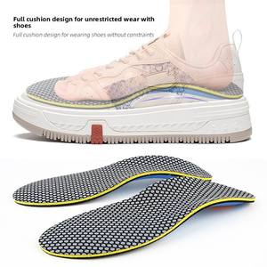 Semelles orthopédiques ajustables pour le soutien de la voûte plantaire, correction des pieds plats, correction vers l'intérieur et vers l'extérieur, orthopédique unisexe, décontracté, EVA, nylon - Product Image 5