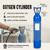 Cylindre à oxygène en acier sans soudure 2L-150L, haute pression, pour usage médical et industriel