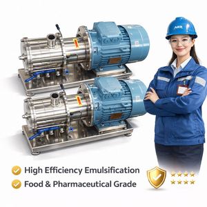 Ace 1.5Kw Ss304 Food Grade Stainless Steel Experimental Emulsion Homogeneous Emulsifier Pump With 50L Hopper - Product Image 5