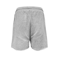 Shorts de sport gris en coton personnalisés avec logo pour hommes – Idéal pour la course et l'entraînement