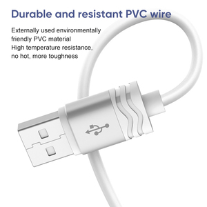 Cable de Datos MICCELL 3A de Carga Rápida Micro USB Tipo-C con Blindaje de Metal TPE para Impresora y Dispositivos Móviles - Product Image 6