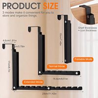 Porte-vêtements pliable à suspendre derrière la porte, sans perçage, pour chambre à coucher, dortoir, organisateur de vêtements, rangement
