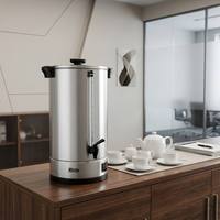 Distributeur d'eau chaude électrique en acier inoxydable, écran tactile intelligent, chauffe-eau rapide, température constante, 16L, maison, bureau, extérieur
