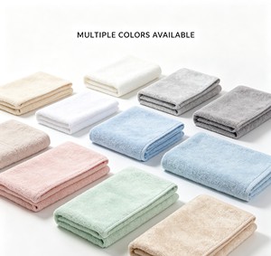 Toalla Cuadrada Bordada de Algodón 100% Ecológica con Logotipo Personalizado para el Hogar, Hotel, Salón de Belleza, Regalos Promocionales - Product Image 1