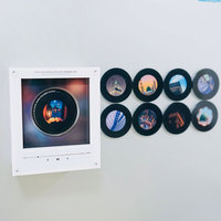 Nouvel Arrivage : Mini Haut-parleur Coran Personnalisé avec Aimant de Réfrigérateur, Disque Rotatif à Capteur NFC, Coffret Cadeau Coran, Boîte à Musique NFC, Lecteur de Musique NFC