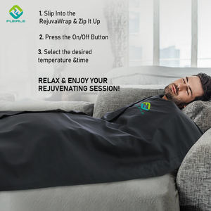 Selimut Sauna tali Velcro rumah portabel, untuk cakupan seluruh tubuh AU US EU colokan termasuk - Product Image 5