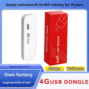 Carte <span class=keywords><strong>Internet</strong></span> sans fil USB la plus vendue, support portable pour carte SIM, dongle Wi-Fi LTE 2.4G pour voiture, pare-feu pour usage domestique - Product Image 2