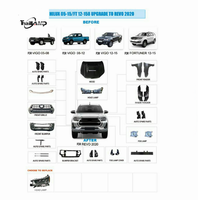 Kits de carrosserie très demandés pour HILUX 05-15FT 12-158, mise à niveau vers REVO 2020