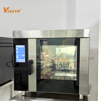 Oven Kombinasi Laris Manis Dengan Sistem Pembersihan Otomatis Pemanasan 360 Derajat Mesin Panggang Komersial All-in-one Uap dan Oven