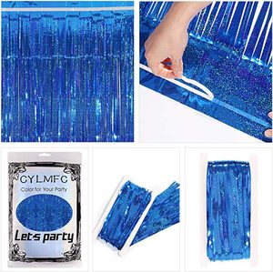 Tenda Metallica Glitterata di Alta Qualità, Frange in Lamina per Decorazione Sfondo e Pareti per Feste - Product Image 6