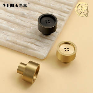 Poignées à <span class=keywords><strong>bouton</strong></span> monotrou en laiton poignées en laiton massif armoires <span class=keywords><strong>de</strong></span> télévision armoires <span class=keywords><strong>de</strong></span> vanité tiroirs armoires placards poignées - Product Image 2