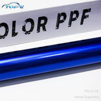 Film de protection de voiture auto-réparateur couleur changeante Saphir Laqué, TPU intégral anti-jaunissement et résistant aux rayures