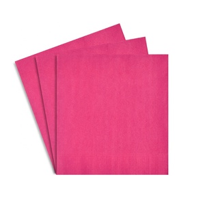 Restaurant Wegwerp Blauw Bedrukt Met Logo Cocktail Bruiloft Custom Met Logo Papieren Servetten - Product Image 5