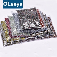 Oleeya Factory Price 14400pcs Better DMC Hotfix Rhinestone Bulk Wholesale Rhinestone Strass DIY Rhinestone For Garment Clothing