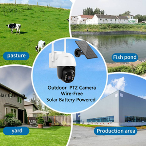 SUnivision 4MP 2K HD Năng Lượng Mặt Trời An Ninh Hệ Thống <span class=keywords><strong>Camera</strong></span> Ptz Ngoài Trời 4G IP Không Dây PIR Cho Nhà Hoặc Kinh Doanh CCTV Mạng Máy Ảnh - Product Image 3