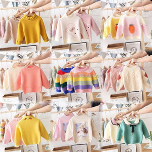 Pulls de Noël pour enfants en gros, version coréenne, nouveaux pulls tricotés épais à imprimé animal pour garçons et filles - Product Image 2