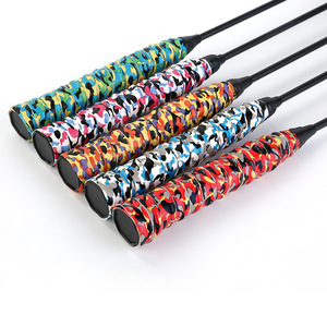 Bande adhésive antidérapante en PU camouflage personnalisée pour raquettes de badminton, squash, tennis, golf, enveloppement de poignée absorbant la transpiration - Product Image 1