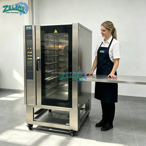 Horno de Convección Eléctrico Profesional de 8 Bandejas con 16kW de Potencia, Circulación de Aire Caliente, Control Táctil, Equipo de Horneado con Certificación CE - Product Image 2