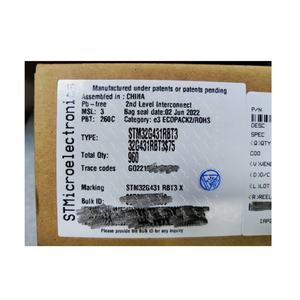 STM32G431RBT3 STM32G4 ST 32-Bit for ARM Microcontroller IC STM32G4 Series 16-Bit <strong>MCU</strong> with 128KB FLASH and 64LQFP Package/Casing - Product Image 1