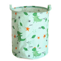 Panier à linge pliable en tissu de coton, bac à linge pour vêtements sales, panier à linge pour la crèche, bac de rangement durable et portable pour la salle de bain et la garde-robe
