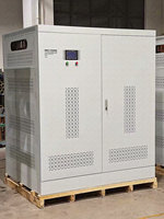 Stabilisateur/Régulateur de tension statique SCR à courant alternatif sans contact SVC en cuivre triphasé 1500KVA 380V/400V avec affichage LED