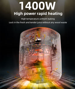 5L Edelstahl-Luft fritte use für das Home <span class=keywords><strong>Hotel</strong></span> Modernes elektrisches Küchengerät LCD-Display Elektrische Touchscreen-Steuerung Ölfrei - Product Image 3