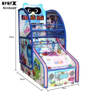 Máquina de Baloncesto para Niños, Máquina de Juego Arcade para Interiores, Máquina de Baloncesto que Funciona con Monedas - Product Image 3