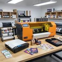 Printer DTF XP600 33cm dengan Mesin Oven Transfer DTF Tinta Putih CMYK W untuk Merek Pakaian