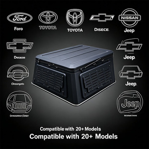 Tente de toit gonflable imperméable pour SUV 4x4, tente de <span class=keywords><strong>camping</strong></span> portable pour toit de voiture avec échelle télescopique en aluminium - Product Image 3