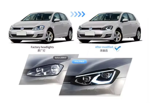 AURON 2014-2019 VW Golf 7 Iluminación LED de Luz Baja 12V 36W 6000 lm 6000K Nuevo Ajuste Universal 6 Meses de Garantía - Product Image 5