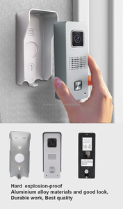 Sonnette vidéo intelligente WiFi Caméra <span class=keywords><strong>couleur</strong></span> 1080P avec vision nocturne <span class=keywords><strong>Interphone</strong></span> intérieur extérieur Câblage 4 fils Fonction de surveillance Type carte - Product Image 5