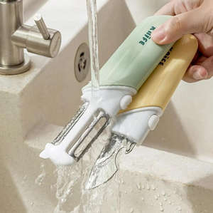 Éplucheur portable créatif pour le camping en plein air, ustensiles de cuisine pour le camping en plein air, éplucheur <span class=keywords><strong>julienne</strong></span> indispensable, facile à utiliser - Product Image 1