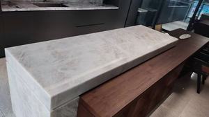 Sang trọng nhân tạo thiêu kết đá slab <span class=keywords><strong>Countertop</strong></span> Taj Mahal quartzit slab thiết kế hiện đại đánh bóng bề mặt - Product Image 6