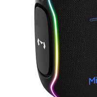 Haut-parleur portable d'extérieur Miccell 120W IP68, 22000mAh, sans fil, pour DJ, soirées et rassemblements