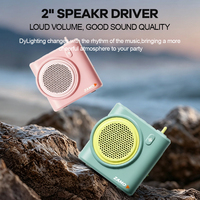 Enceinte Karaoké Portable pour Utilisation Extérieure, Compatible Bluetooth/TF/FM/USB, Puissance de Sortie 5-10W, Prête pour les Fêtes et le Home Cinéma