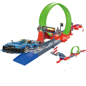 Tốc Độ Đôi Xe Bánh Xe Mô Hình Racing Theo Dõi Tự Làm Lắp Ráp Đường Sắt Bộ Dụng Cụ Catapult Đường Sắt Xe Đua Cậu Bé Đồ Chơi Cho Trẻ Em Quà Tặng - Product Image 1