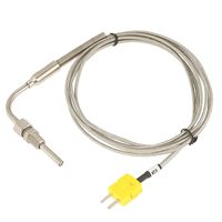 Sonde de température thermocouple de type K OEM pour capteur EGT, avec pointe exposée et mini-connecteur pour gaz d'échappement
