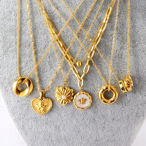 Livraison rapide à prix réduit de chaînes de mode pour femmes en acier inoxydable avec pendentif en or/<span class=keywords><strong>argent</strong></span> - Product Image 6