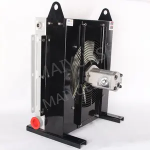 HM-MD-200 use aluminum alloy Made in China air-cooled hydraulic oil cooler for machinery hydraulic systems