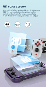 Consola de Videojuegos Portátil QBUY R46S Mini con Pantalla de 4 Pulgadas, Sistema Linux RK3566, Wi-Fi, 64GB, con Juegos, Batería de 4000mAh - Product Image 4