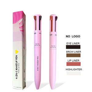 Stylo de maquillage polyvalent 4 en 1 imperméable personnalisé en gros, surligneur pour les yeux, rouge à lèvres longue durée, <span class=keywords><strong>crayon</strong></span> à sourcils à marque privée, stylo de maquillage - Product Image 3