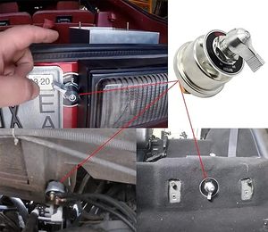 12V/24V 300A cao hiện tại chủ Pin ngắt kết nối chuyển đổi, Pin cắt tắt Kill switch cho xe, RV và Thuyền biển - Product Image 3