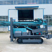 Machine de forage de puits portable DTH, profondeur 150m, 250m, 350m, avec marteau pneumatique et moteur à engrenages