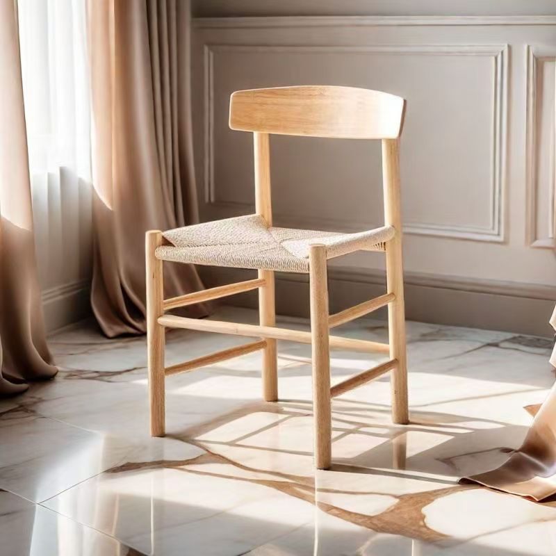 Couleur bois naturel - corde tressée beige - renforcée