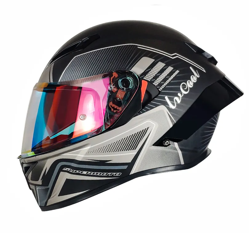 DOT Full Face Motorcycle Helmets Double Visor Casco De Moto High End Light Weight Aero Carbon Fiber Helmet Motorcycle