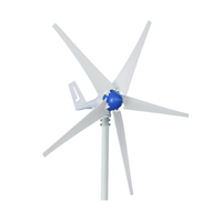 Aerogeneradores Portátiles OLU LB1.2-100 de 100W, 12V 24V, Aspas de 1.2m, Velocidad de Arranque de 2.0m/s, Funcionamiento Silencioso, para Uso Doméstico