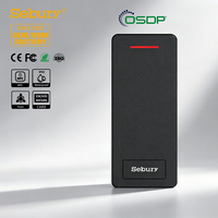 Lecteur de contrôle d'accès RFID 13,56 MHz Mifare NFC 125 kHz EM HID OSDP Système d'entrée mobile crypté IP65 Étanche