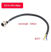 Gx16 2/3/4/5/6pin không thấm nước hàng không cắm ổ cắm kết nối dây nam nữ Cáp mông Doanh không khí cắm Adapter dây 1m - Product Image 2