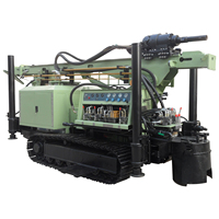 Machine de forage de puits d'eau à chenilles de 650 mètres avec tête rotative pour le forage de puits d'eau SLY650
